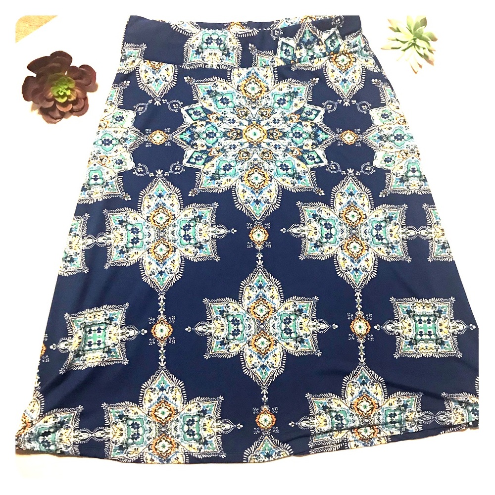Gorgeous print A line skirt
